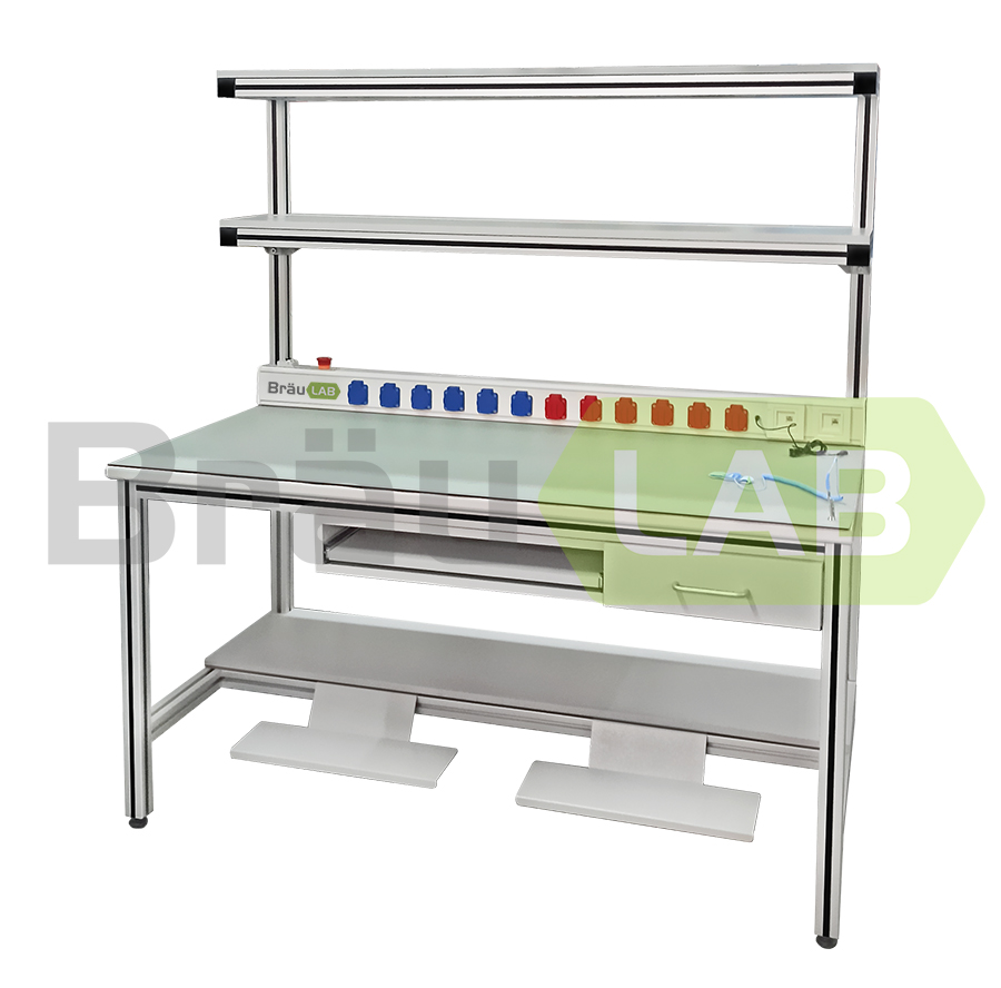 AC Enerji Üniteli Laboratuvar Masası (BrauLAB AC-ALE150)